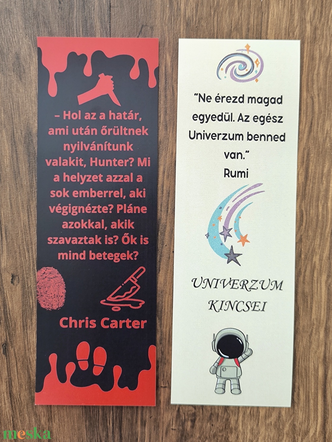 Könyvjelző - Chris Carter - könyv & zene - könyvjelző - Meska.hu