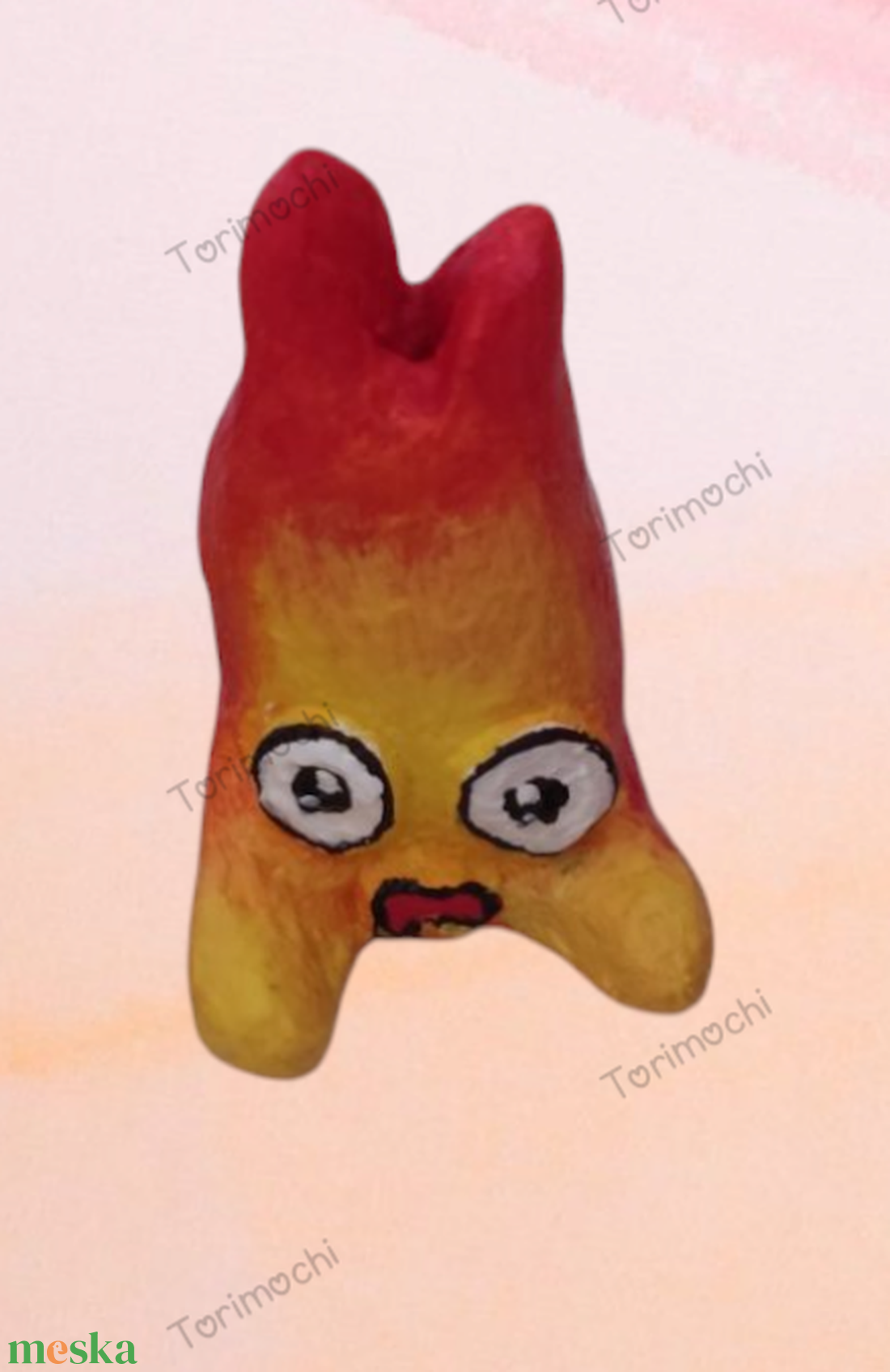 A vándorló palota - Calcifer füstölő tartó figura 1. verzió - kellékek & szerszámok - dekorációs kellékek - figurák - Meska.hu A vándorló palota - Calcifer füstölő tartó figura 1. verzió - kellékek & szerszámok - dekorációs kellékek - figurák - Meska.hu