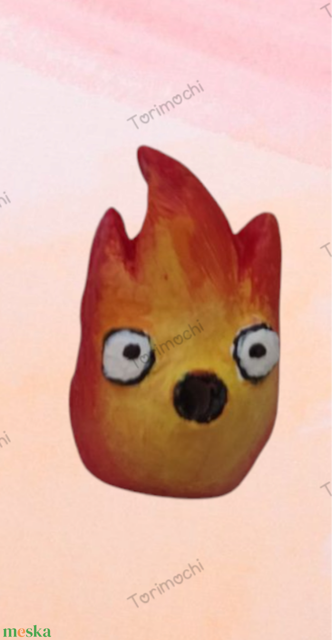 A vándorló palota - Calcifer füstölő tartó figura 2. verzió - otthon & életmód - dekoráció - dísztárgy - Meska.hu A vándorló palota - Calcifer füstölő tartó figura 2. verzió - otthon & életmód - dekoráció - dísztárgy - Meska.hu