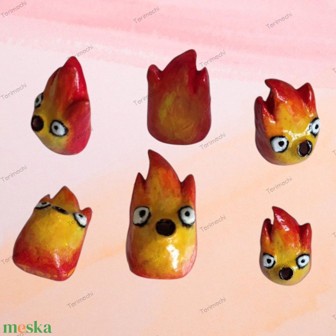 A vándorló palota - Calcifer füstölő tartó figura 2. verzió - otthon & életmód - dekoráció - dísztárgy - Meska.hu A vándorló palota - Calcifer füstölő tartó figura 2. verzió - otthon & életmód - dekoráció - dísztárgy - Meska.hu