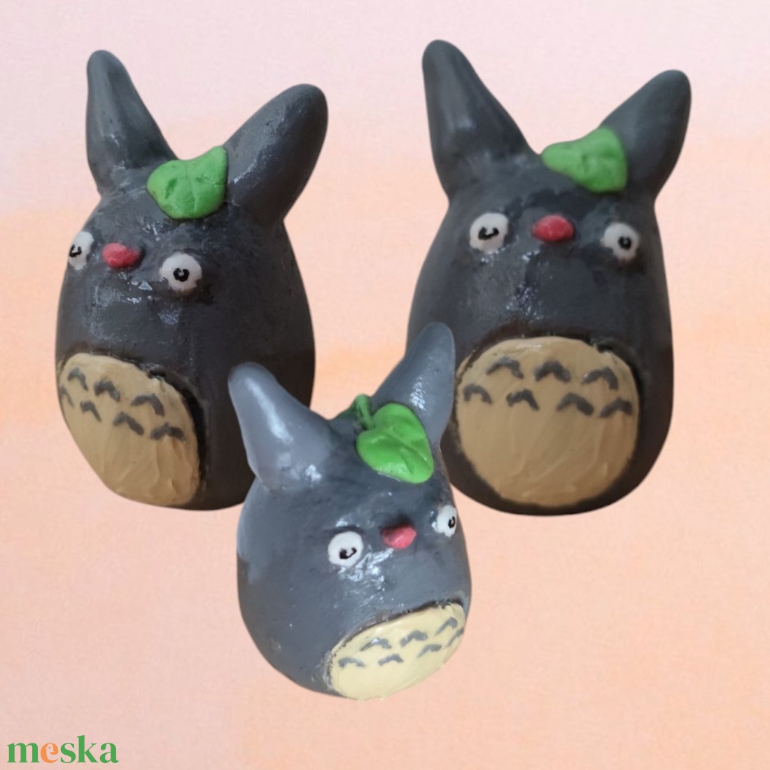 Totoro figura  - otthon & életmód - dekoráció - asztal és polc dekoráció - asztaldísz - Meska.hu