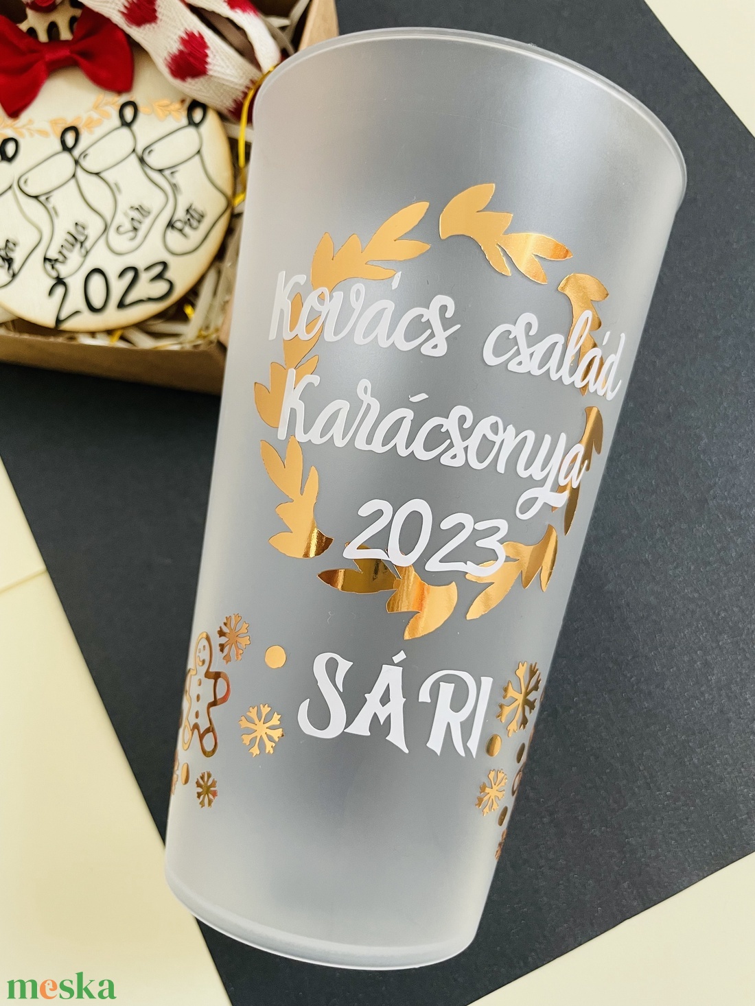 Karácsonyi családi repohár egyedi névvel - karácsony - karácsonyi lakásdekoráció - ünnepi asztaldekoráció - Meska.hu Karácsonyi családi repohár egyedi névvel - karácsony - karácsonyi lakásdekoráció - ünnepi asztaldekoráció - Meska.hu