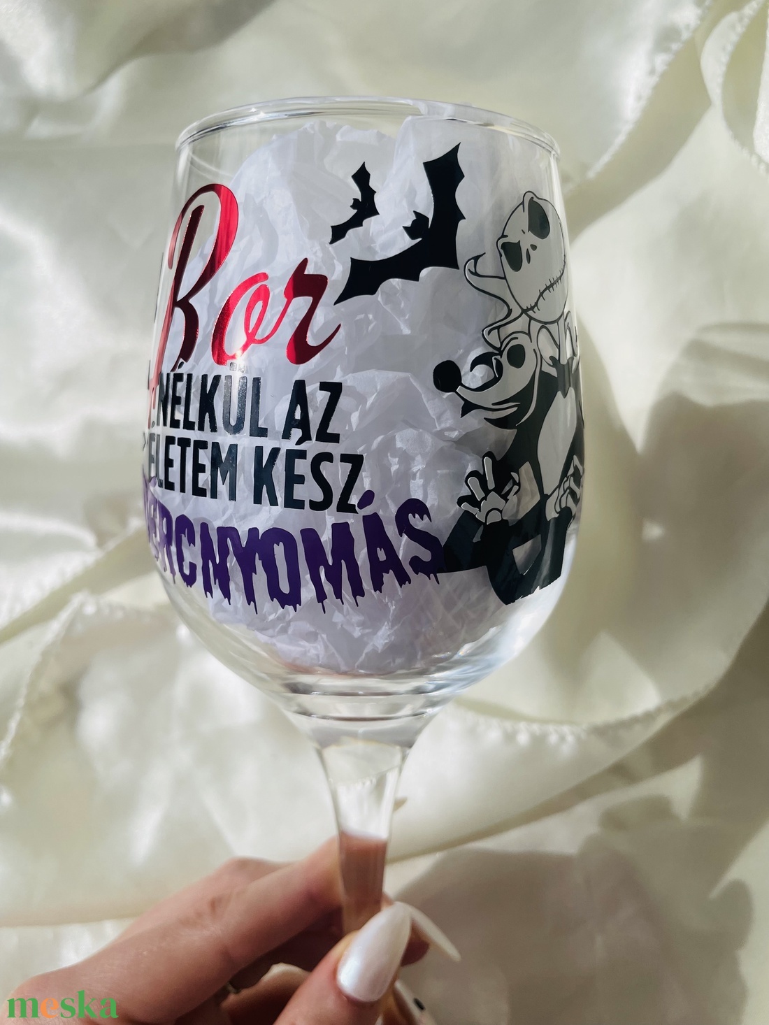 Egyedi tervezésű vicces mesehősös Halloweeni boros pohár - otthon & életmód - konyhafelszerelés, tálalás - tálalás - boros poharak, szettek - Meska.hu Egyedi tervezésű vicces mesehősös Halloweeni boros pohár - otthon & életmód - konyhafelszerelés, tálalás - tálalás - boros poharak, szettek - Meska.hu