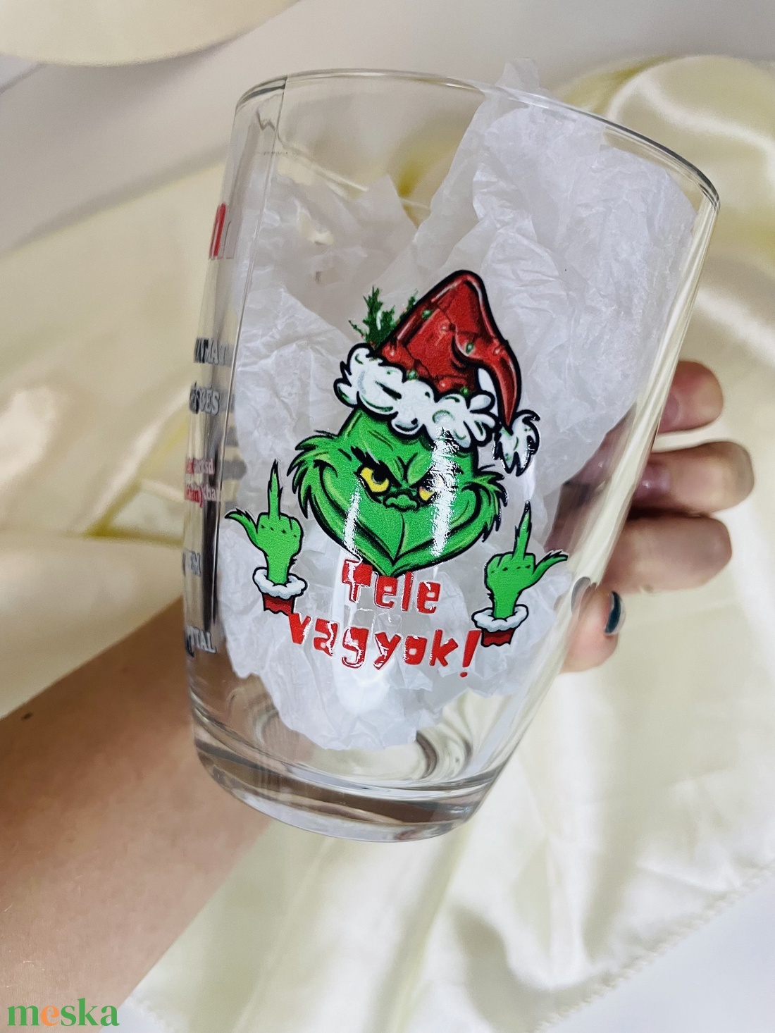 Grincs napirendje üveg bögre - otthon & életmód - konyhafelszerelés, tálalás - tálalás - pohár - Meska.hu Grincs napirendje üveg bögre - otthon & életmód - konyhafelszerelés, tálalás - tálalás - pohár - Meska.hu