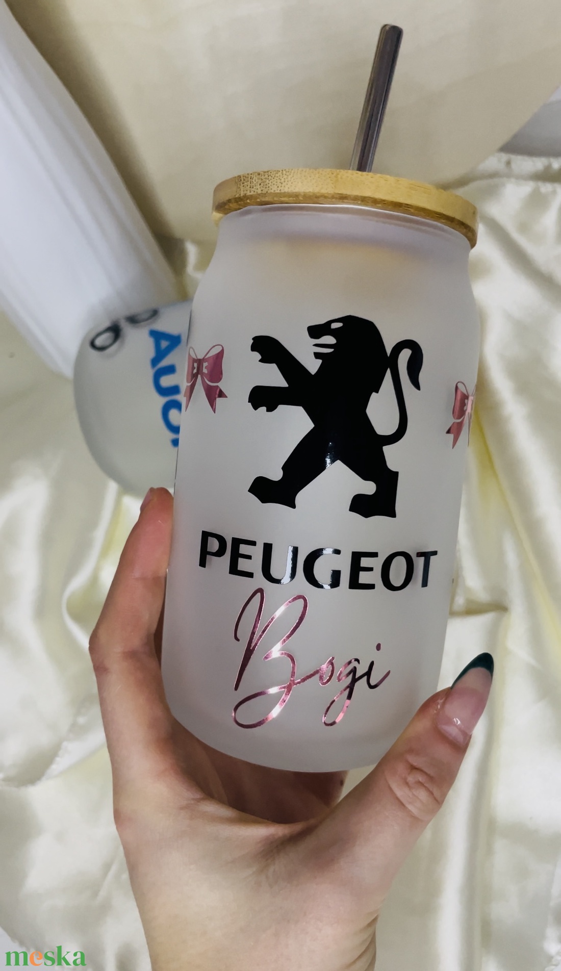 Személyre szabott üveg pohár fém szívószállal és egyedi névvel - otthon & életmód - konyhafelszerelés, tálalás - tálalás - pohár - Meska.hu Személyre szabott üveg pohár fém szívószállal és egyedi névvel - otthon & életmód - konyhafelszerelés, tálalás - tálalás - pohár - Meska.hu