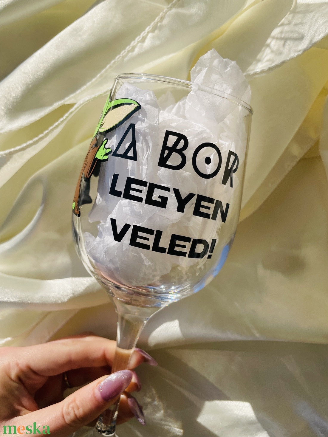Egyedi tervezésű mesehősös boros pohár vicces felirattal - A bor legyen veled - otthon & életmód - konyhafelszerelés, tálalás - tálalás - boros poharak, szettek - Meska.hu Egyedi tervezésű mesehősös boros pohár vicces felirattal - A bor legyen veled - otthon & életmód - konyhafelszerelés, tálalás - tálalás - boros poharak, szettek - Meska.hu