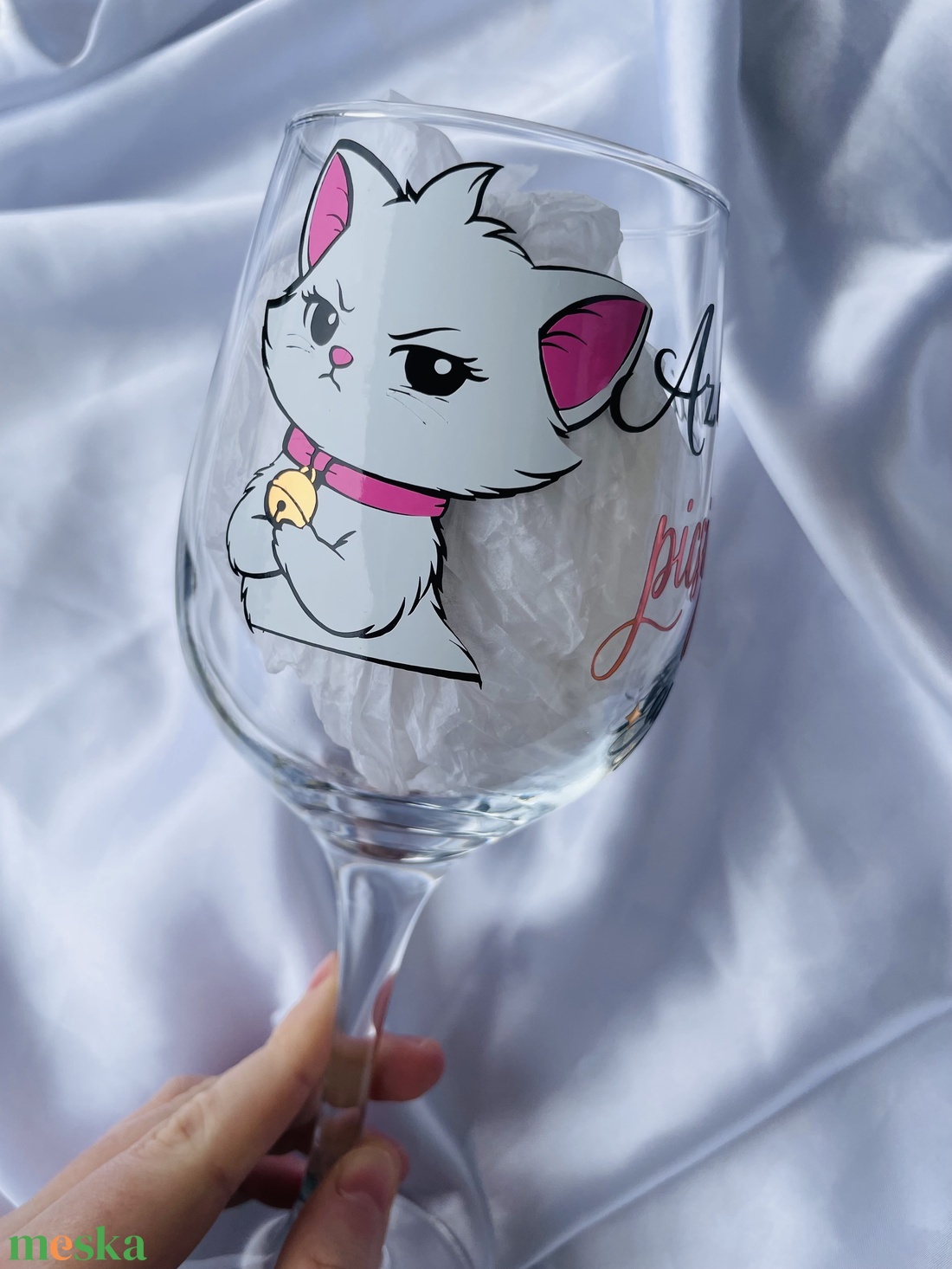 Egyedi tervezésű mesehősös boros pohár vicces felirattal - otthon & életmód - konyhafelszerelés, tálalás - tálalás - boros poharak, szettek - Meska.hu