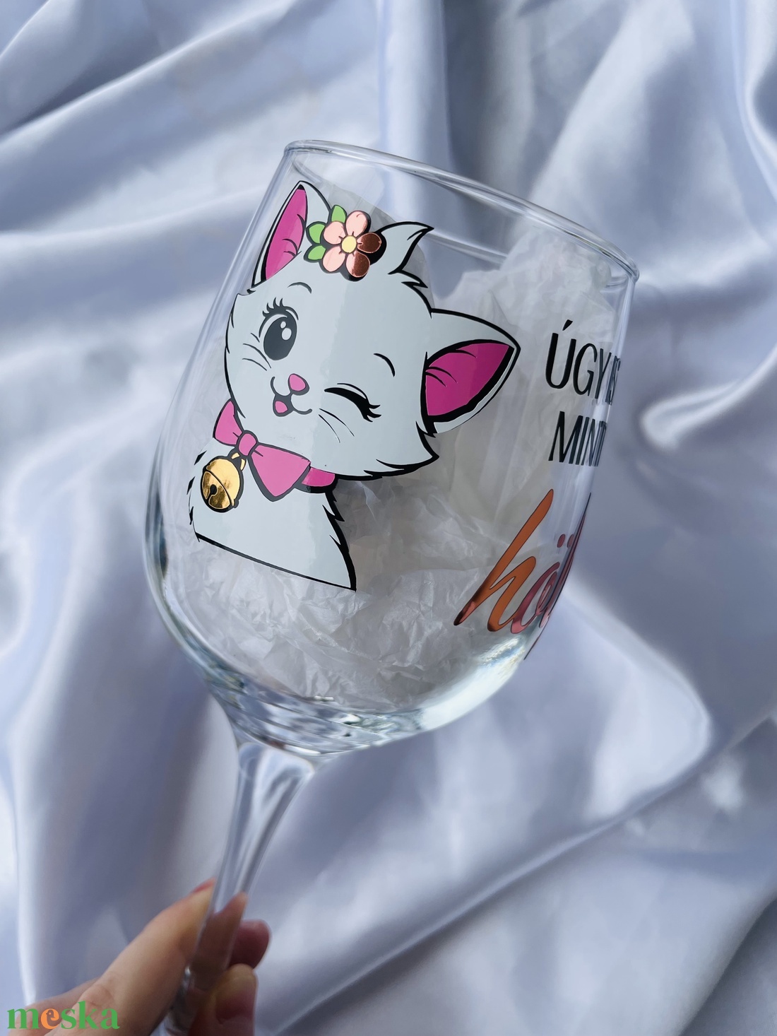Egyedi tervezésű vicces mesehősös boros pohár - otthon & életmód - konyhafelszerelés, tálalás - tálalás - boros poharak, szettek - Meska.hu