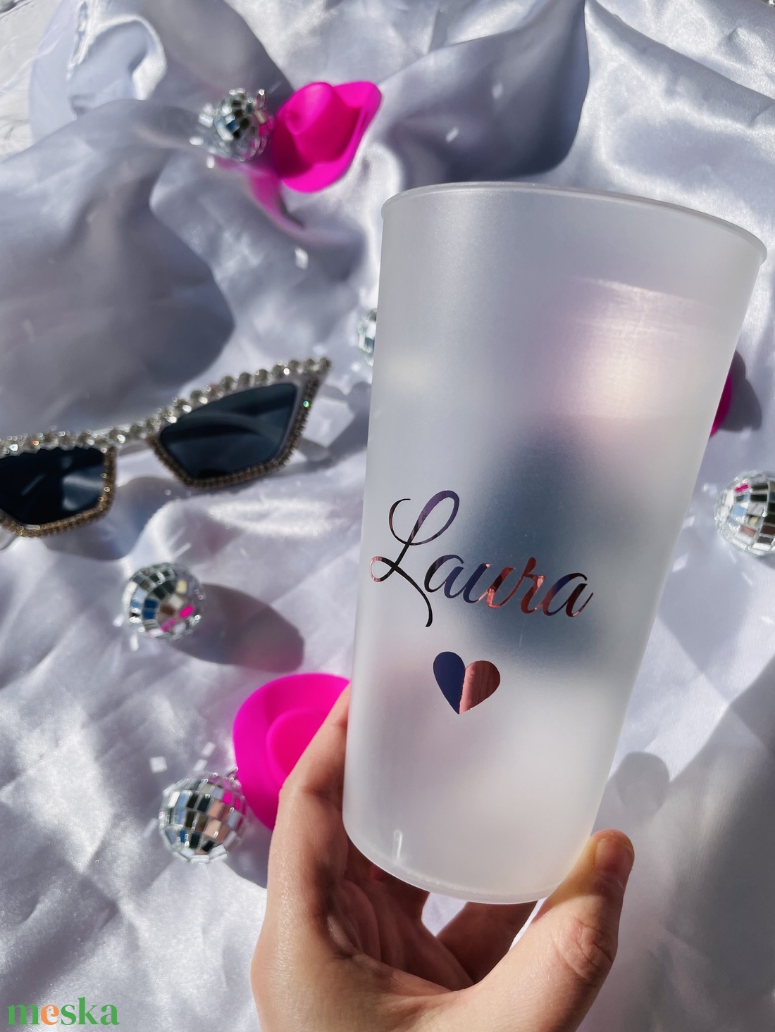 Lánybúcsús repohár személyre szabott grafikával és feliratta - esküvő - lánybúcsú - Meska.hu