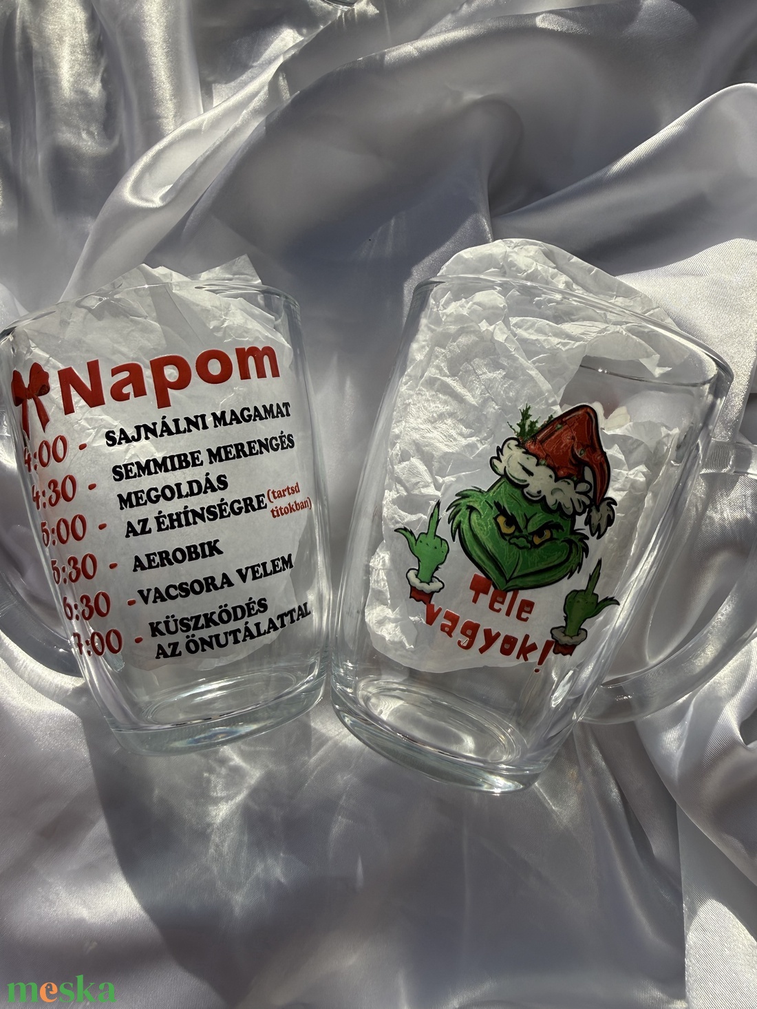 Karácsonyi Grincs napirend bögre -  - Meska.hu
