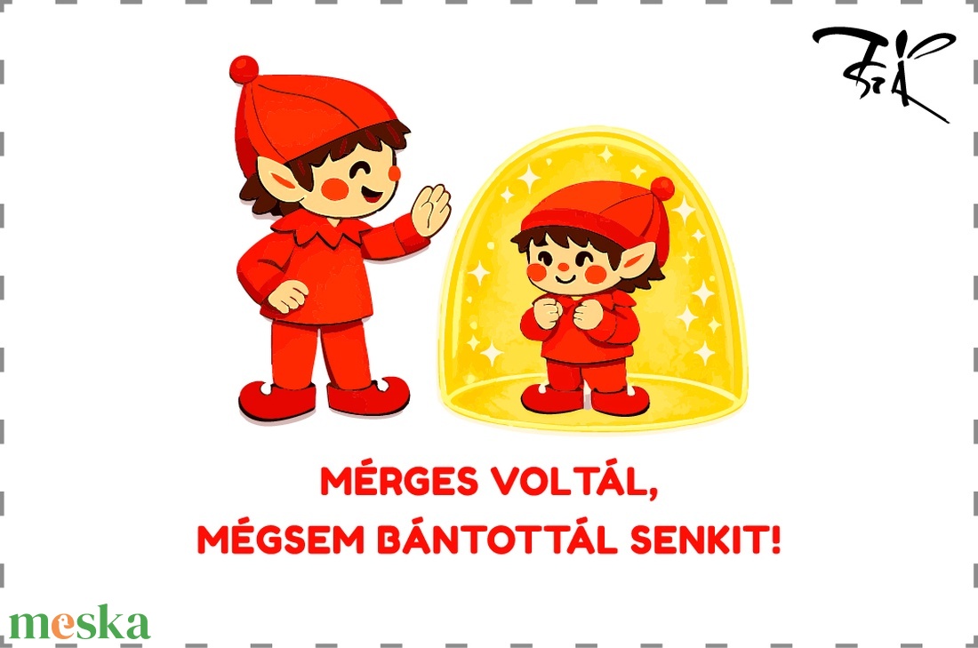Manócska Biztatóka - ovis letölthető PDF - művészet - grafika & illusztráció - digitális - Meska.hu