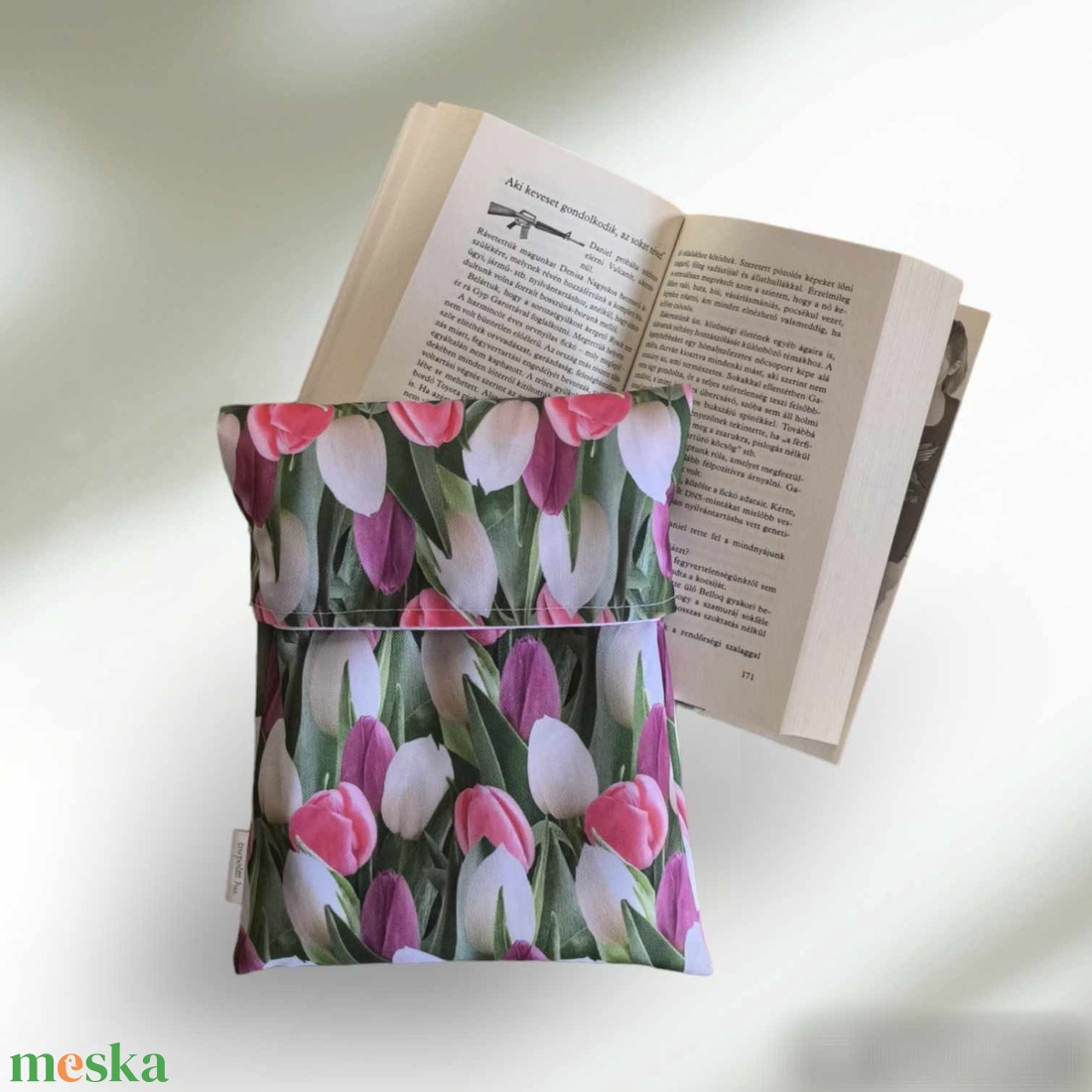 Vízlepergető könyvtok tulipános - könyv & zene - könyvtok - Meska.hu Vízlepergető könyvtok tulipános - könyv & zene - könyvtok - Meska.hu