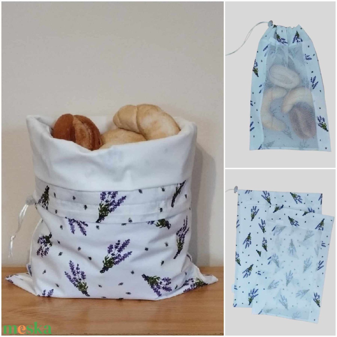 Frissentartó kenyeres zsák+bevásárló zsák levendulás - táska & tok - bevásárlás & shopper táska - kenyeres zsák - Meska.hu Frissentartó kenyeres zsák+bevásárló zsák levendulás - táska & tok - bevásárlás & shopper táska - kenyeres zsák - Meska.hu