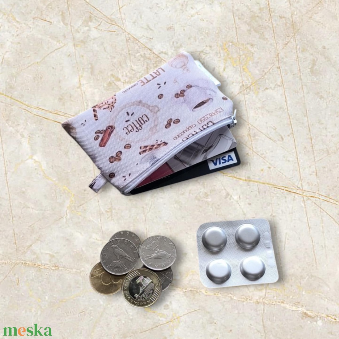 Bankkártyatartó kávé mintás - táska & tok - pénztárca & más tok - kártyatartó & irattartó - Meska.hu Bankkártyatartó kávé mintás - táska & tok - pénztárca & más tok - kártyatartó & irattartó - Meska.hu