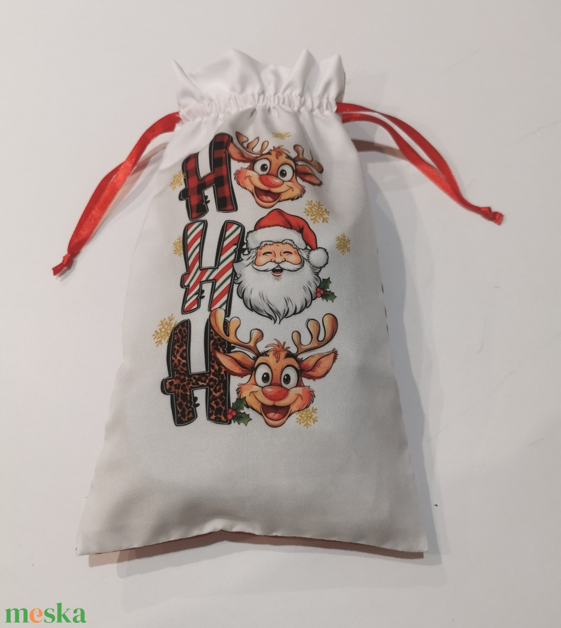 Névre szóló Mikulászsák - karácsony - mikulás - mikulás zsák - Meska.hu