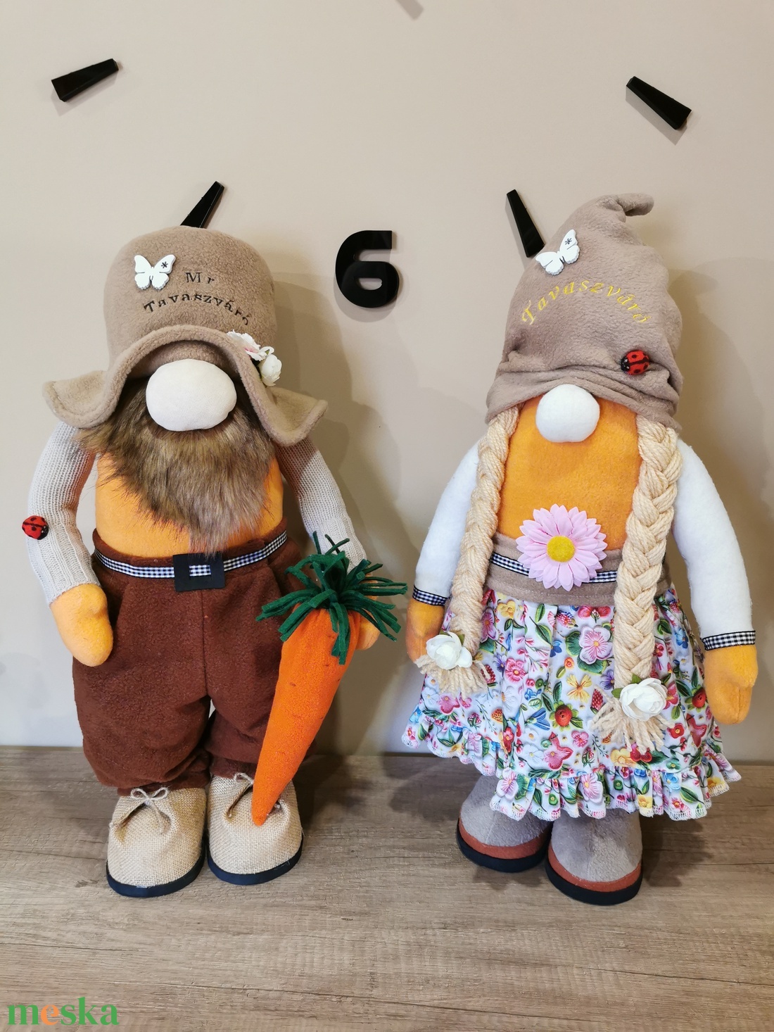 Tavaszváró Manó( Lány ) - otthon & életmód - dekoráció - manók - Meska.hu