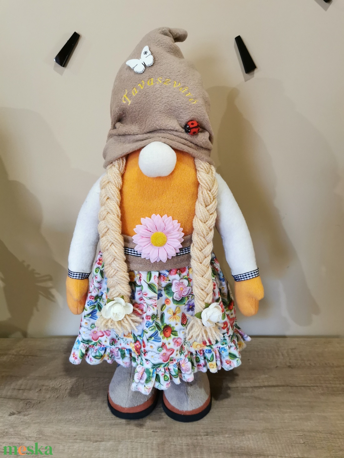 Tavaszváró Manó( Lány ) - otthon & életmód - dekoráció - manók - Meska.hu