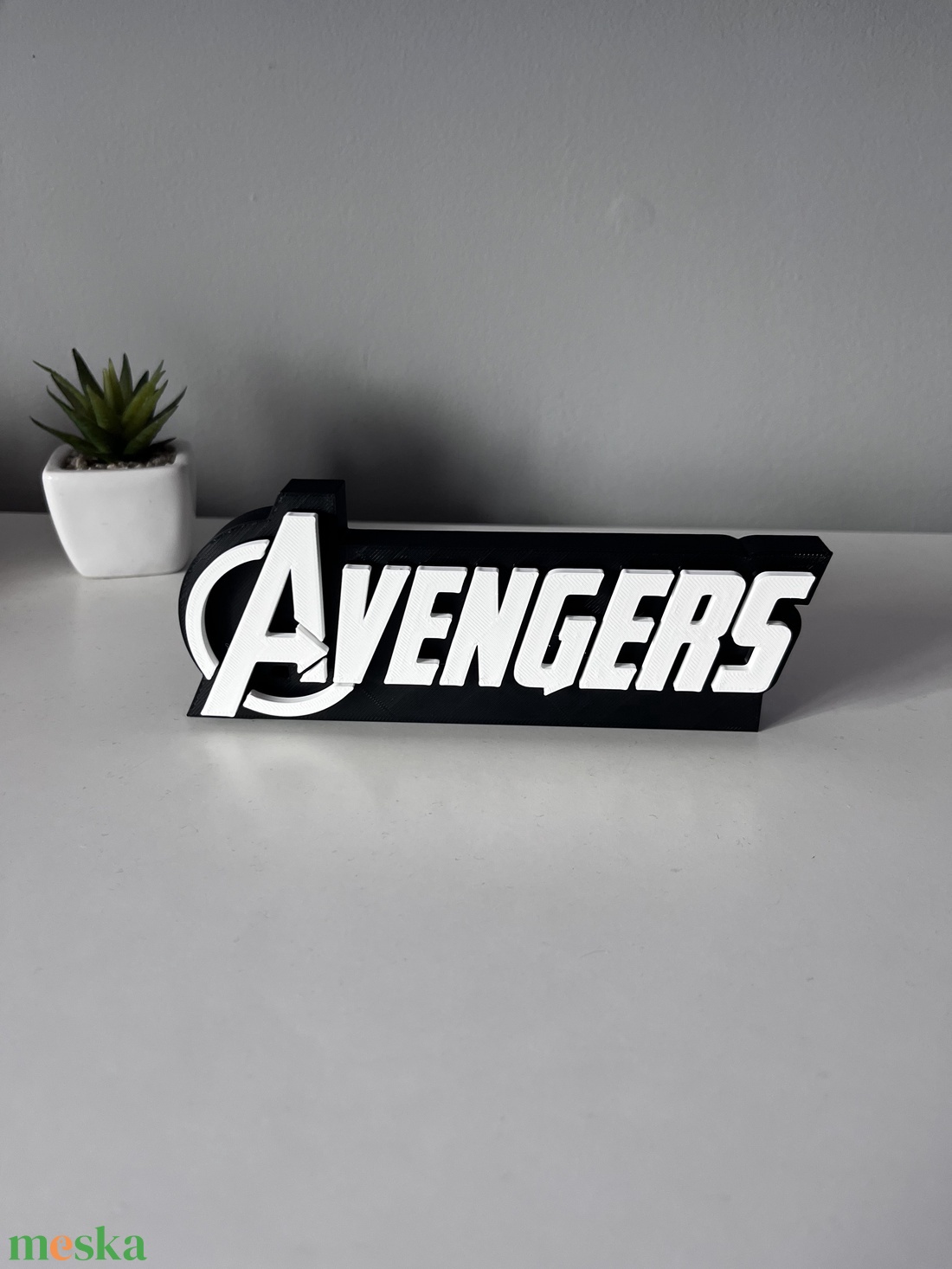 Avengers (Bosszúállók) Logo Asztaldísz - otthon & életmód - dekoráció - asztal és polc dekoráció - asztaldísz - Meska.hu