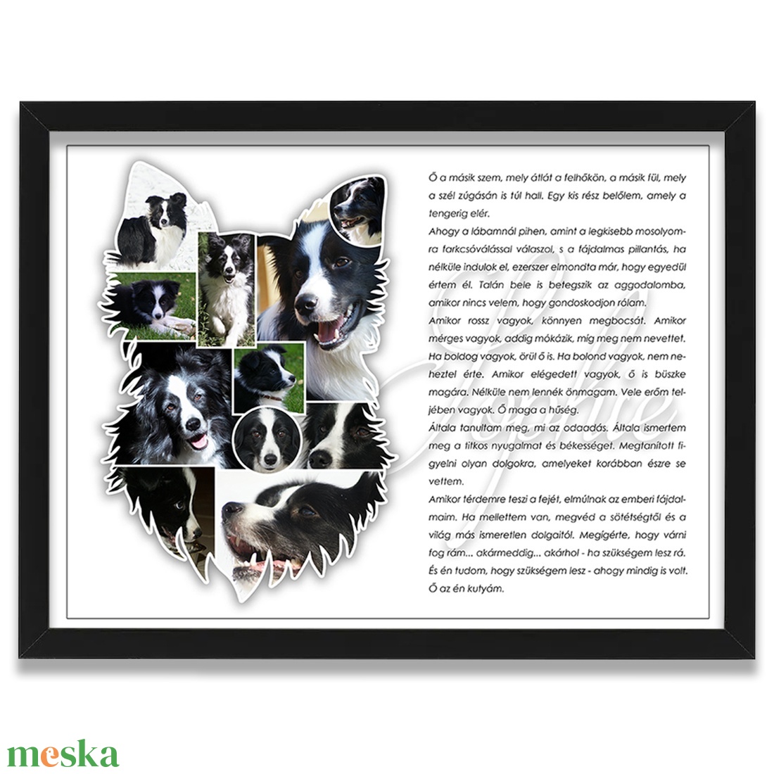 Fotókollázs BORDER COLLIE sziluettel - művészet - kollázs - Meska.hu Fotókollázs BORDER COLLIE sziluettel - művészet - kollázs - Meska.hu