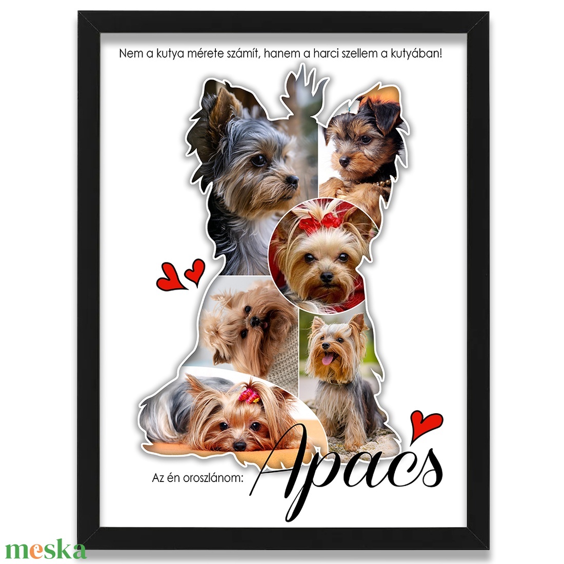 Fotókollázs YORKSHIRE TERRIER sziluettel - művészet - kollázs - Meska.hu Fotókollázs YORKSHIRE TERRIER sziluettel - művészet - kollázs - Meska.hu