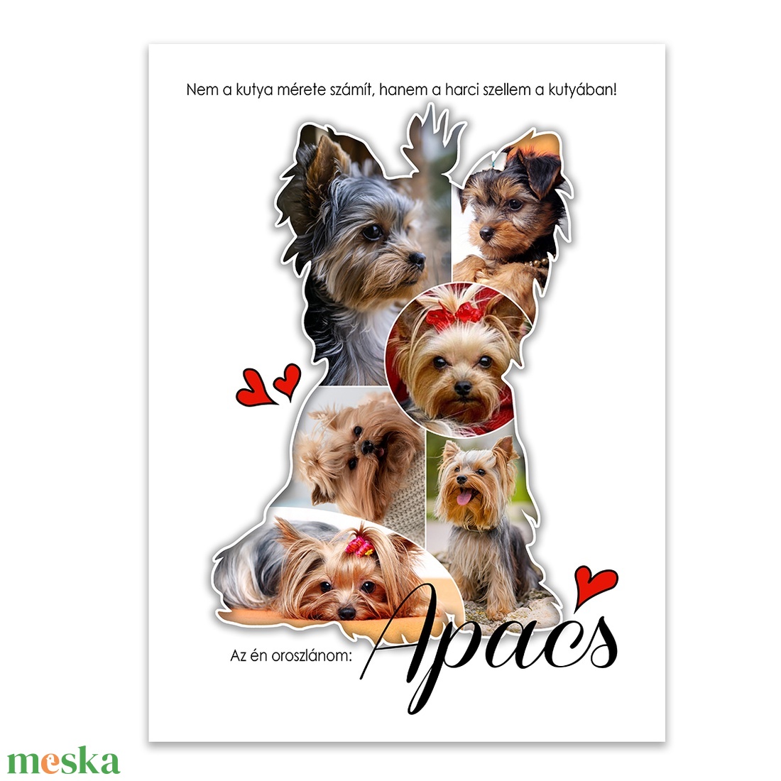 Fotókollázs YORKSHIRE TERRIER sziluettel - művészet - kollázs - Meska.hu Fotókollázs YORKSHIRE TERRIER sziluettel - művészet - kollázs - Meska.hu