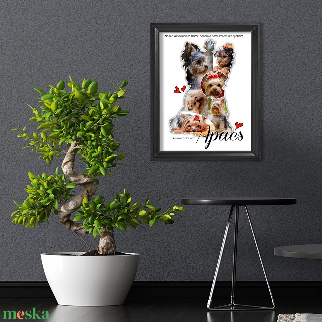 Fotókollázs YORKSHIRE TERRIER sziluettel - művészet - kollázs - Meska.hu Fotókollázs YORKSHIRE TERRIER sziluettel - művészet - kollázs - Meska.hu