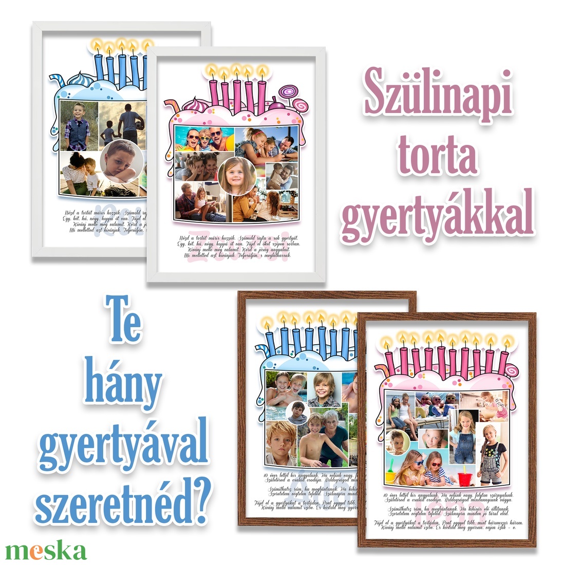Személyre szabható fotókollázs születésnapra torta grafikával, választható darabszámú gyertyával, fiúknak és lányoknak - művészet - kollázs - Meska.hu Személyre szabható fotókollázs születésnapra torta grafikával, választható darabszámú gyertyával, fiúknak és lányoknak - művészet - kollázs - Meska.hu