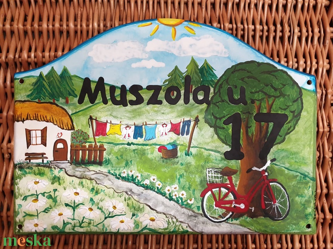 Házszám tábla A5 méretben - otthon & életmód - ház & kert - házszám - Meska.hu Házszám tábla A5 méretben - otthon & életmód - ház & kert - házszám - Meska.hu