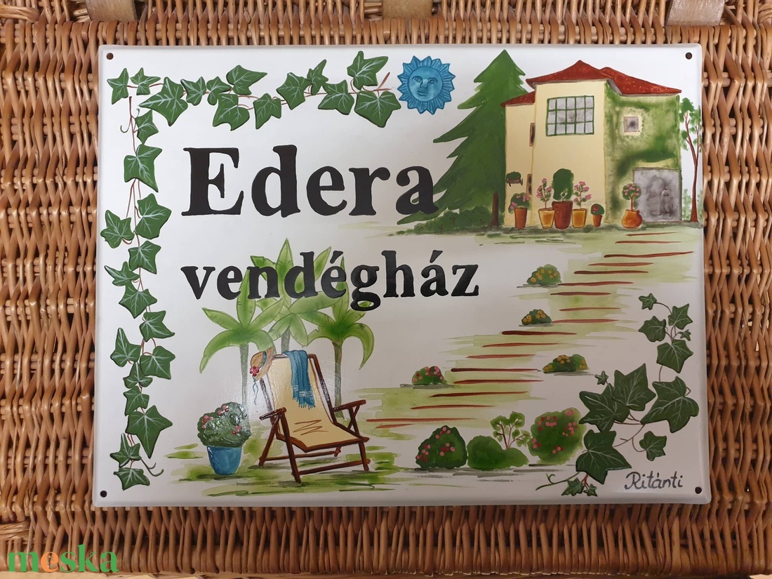 Kézzel festett Cégtábla, logóval - otthon & életmód - ház & kert - névtábla - Meska.hu Kézzel festett Cégtábla, logóval - otthon & életmód - ház & kert - névtábla - Meska.hu