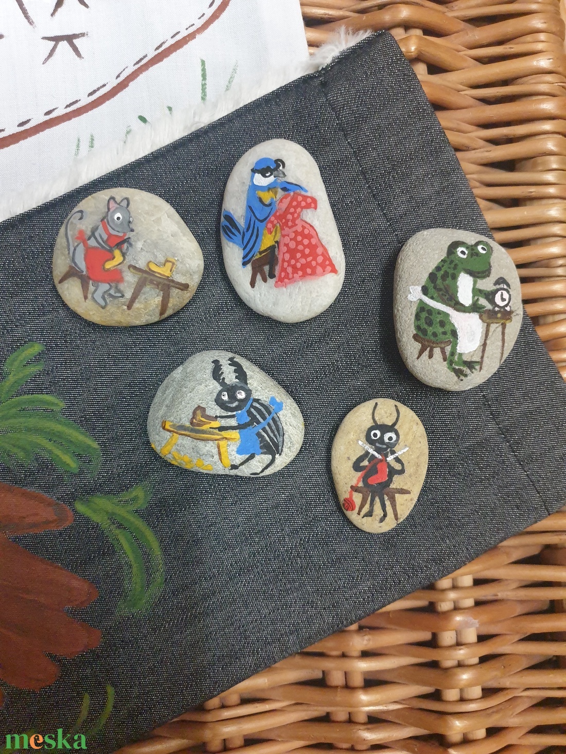 A kesztyű, kavicsmese - játék & sport - készségfejlesztő és logikai játék - memória játékok - Meska.hu