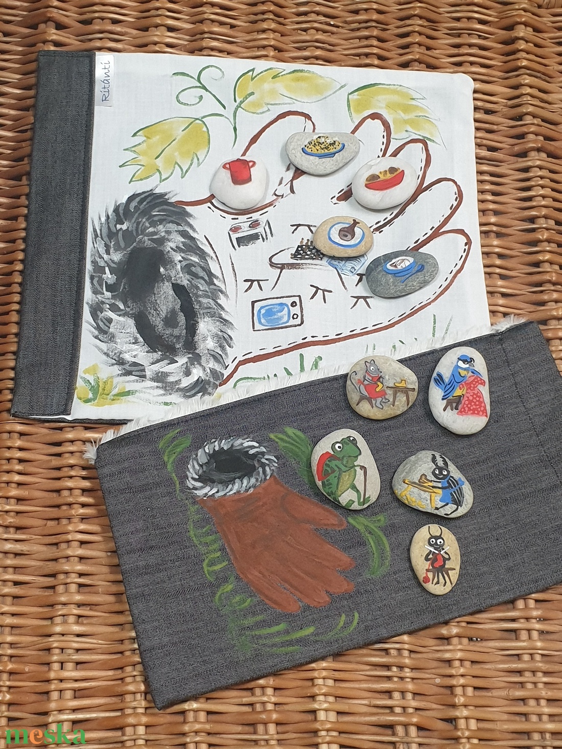 A kesztyű, kavicsmese - játék & sport - készségfejlesztő és logikai játék - memória játékok - Meska.hu