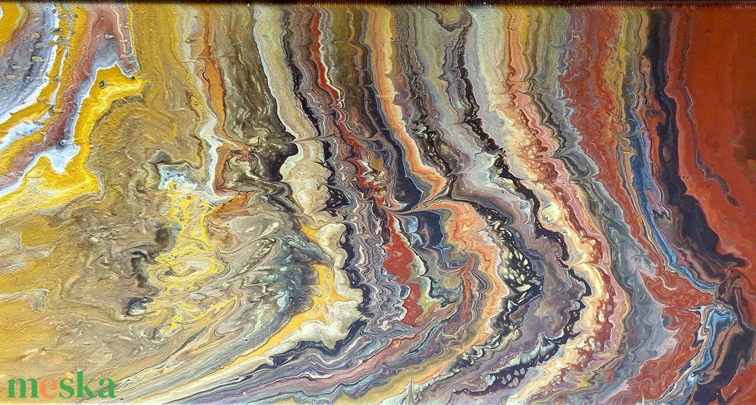 Tigrisszem  - művészet - festmény - akril - Meska.hu