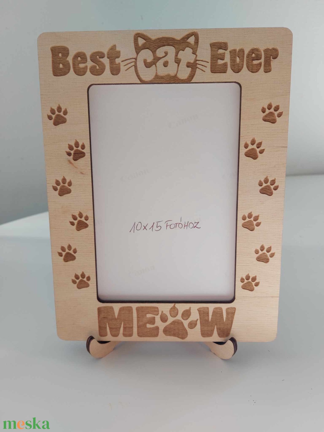 TotiWood cicás képkeret best cat ever álló, 10x15 képhez - otthon & életmód - dekoráció - kép & falikép - képkeret - Meska.hu TotiWood cicás képkeret best cat ever álló, 10x15 képhez - otthon & életmód - dekoráció - kép & falikép - képkeret - Meska.hu