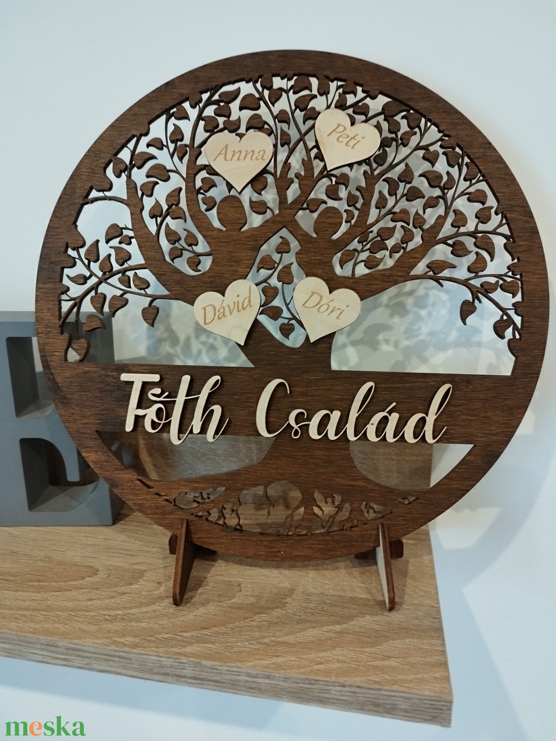Családfa köralakú - otthon & életmód - dekoráció - kép & falikép - fából készült kép - Meska.hu Családfa köralakú - otthon & életmód - dekoráció - kép & falikép - fából készült kép - Meska.hu