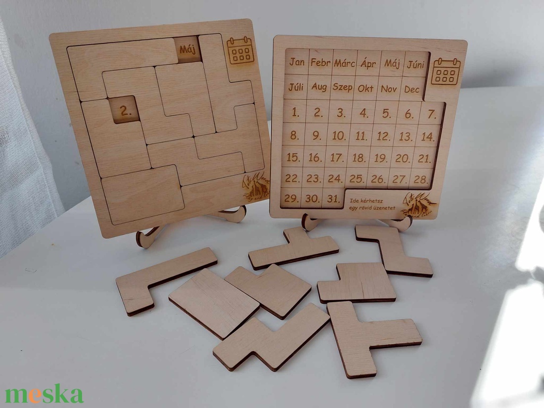 Puzzle naptár - otthon & életmód - dekoráció - fali és függő dekoráció - falinaptár & öröknaptár - Meska.hu Puzzle naptár - otthon & életmód - dekoráció - fali és függő dekoráció - falinaptár & öröknaptár - Meska.hu