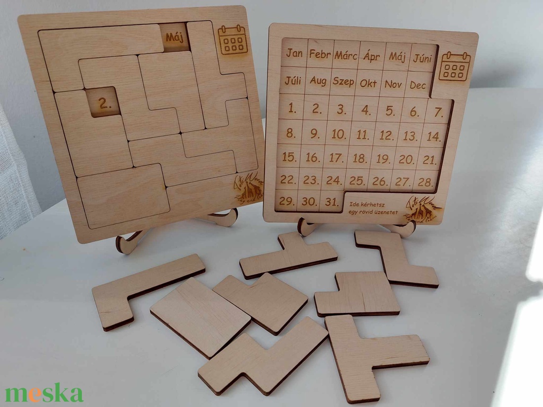 Puzzle naptár - otthon & életmód - dekoráció - fali és függő dekoráció - falinaptár & öröknaptár - Meska.hu Puzzle naptár - otthon & életmód - dekoráció - fali és függő dekoráció - falinaptár & öröknaptár - Meska.hu