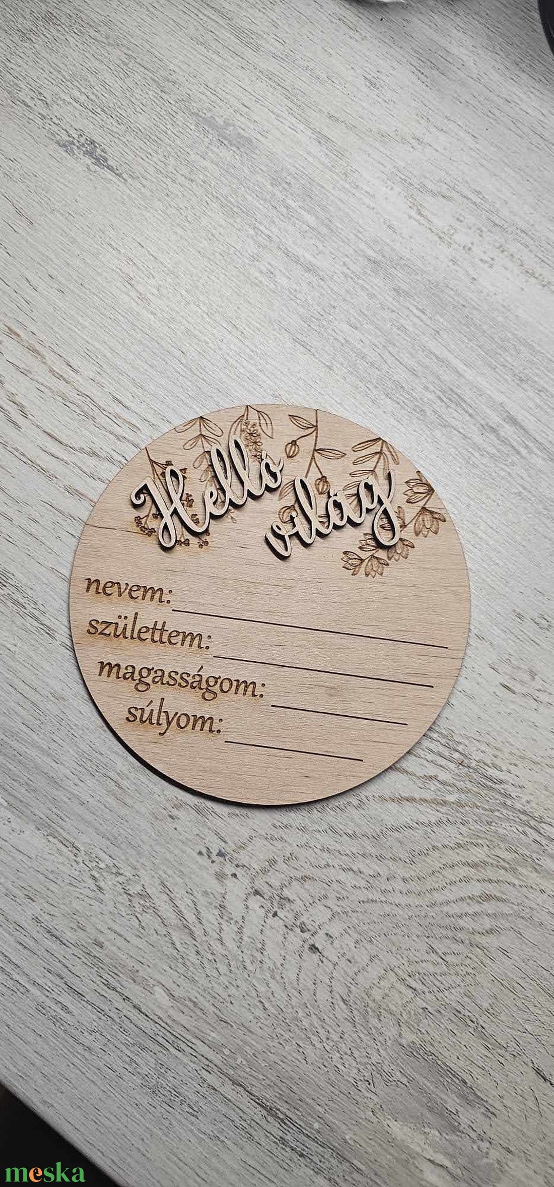 Helló világ babaköszöntő tábla - otthon & életmód - babaszoba, gyerekszoba - babaszoba dekoráció - Meska.hu Helló világ babaköszöntő tábla - otthon & életmód - babaszoba, gyerekszoba - babaszoba dekoráció - Meska.hu