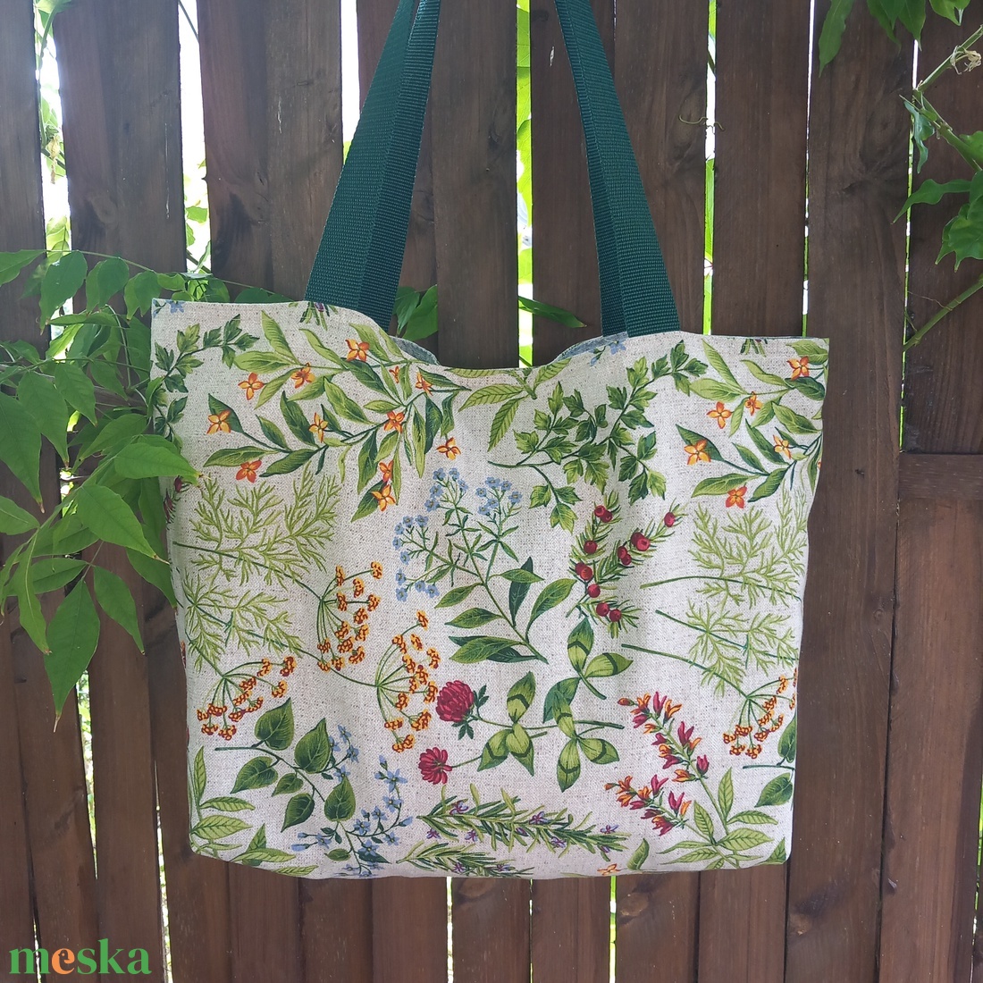 Herbal vászontáska  - táska & tok - kézitáska & válltáska - válltáska - Meska.hu