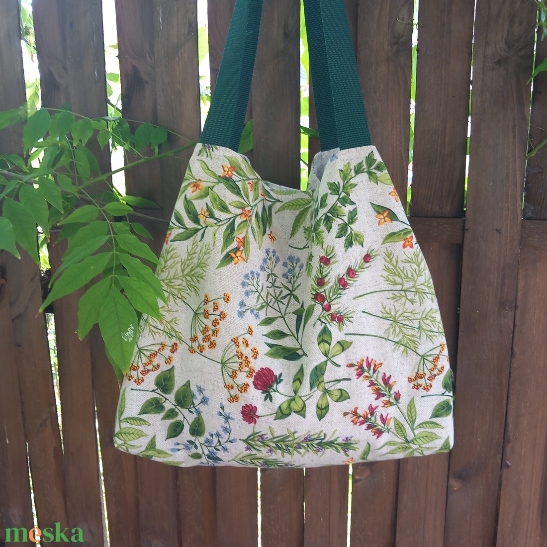 Herbal vászontáska  - táska & tok - kézitáska & válltáska - válltáska - Meska.hu