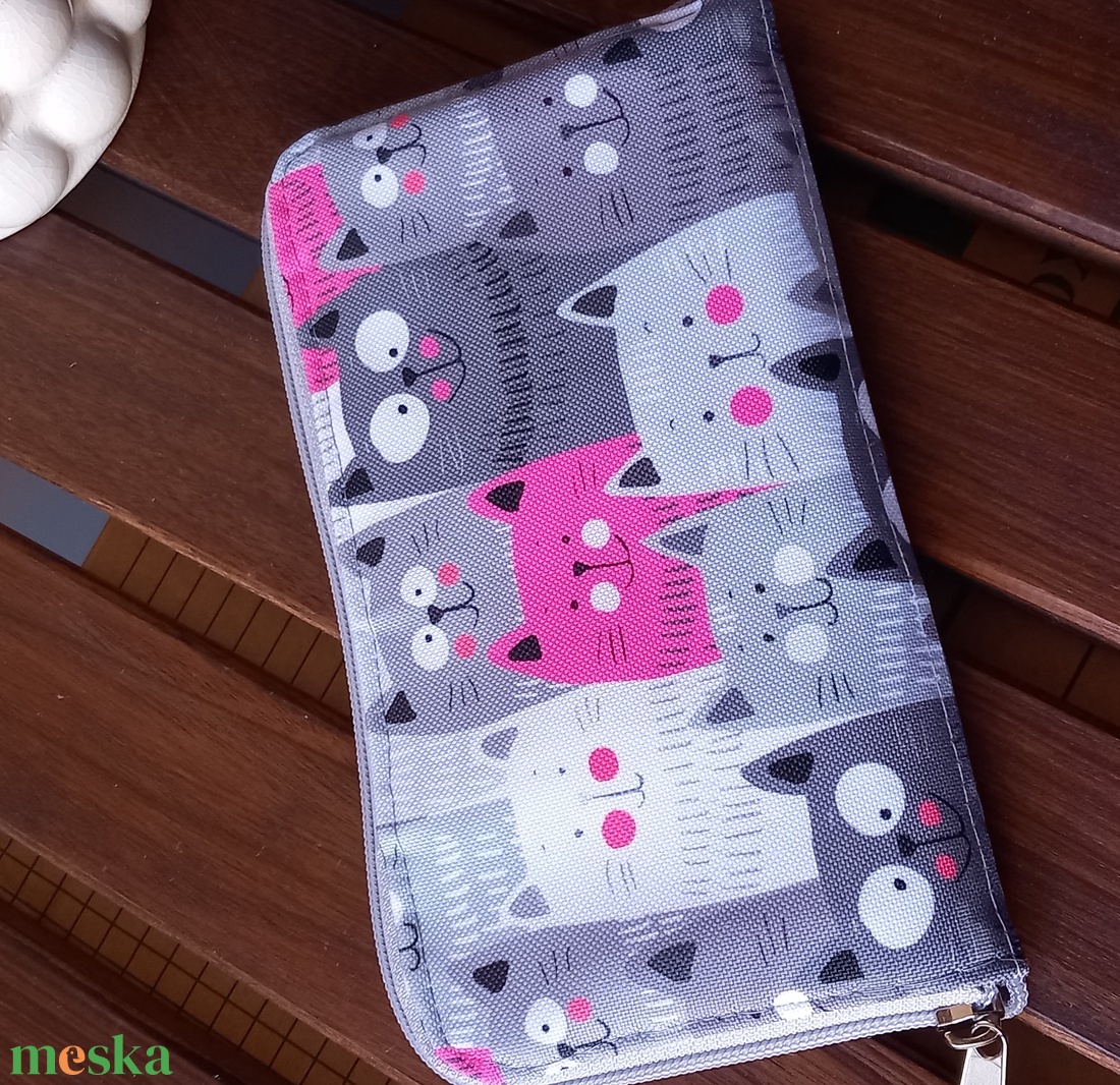 Cicás nagyméretű pénztárca - táska & tok - pénztárca & más tok - pénztárca - női pénztárca - Meska.hu