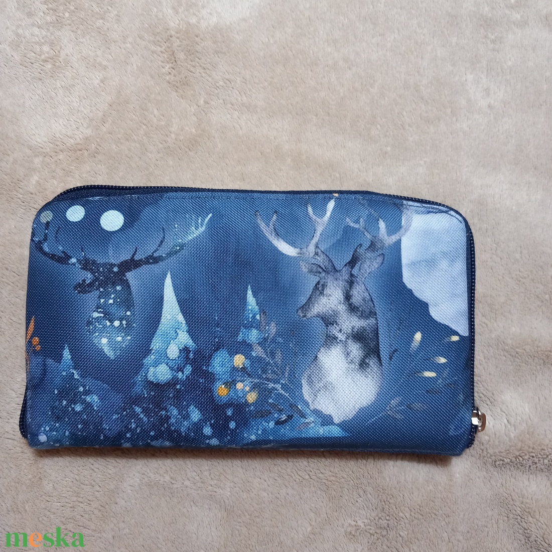 Téli erdő táska-tárca szett - táska & tok - kézitáska & válltáska - válltáska - Meska.hu