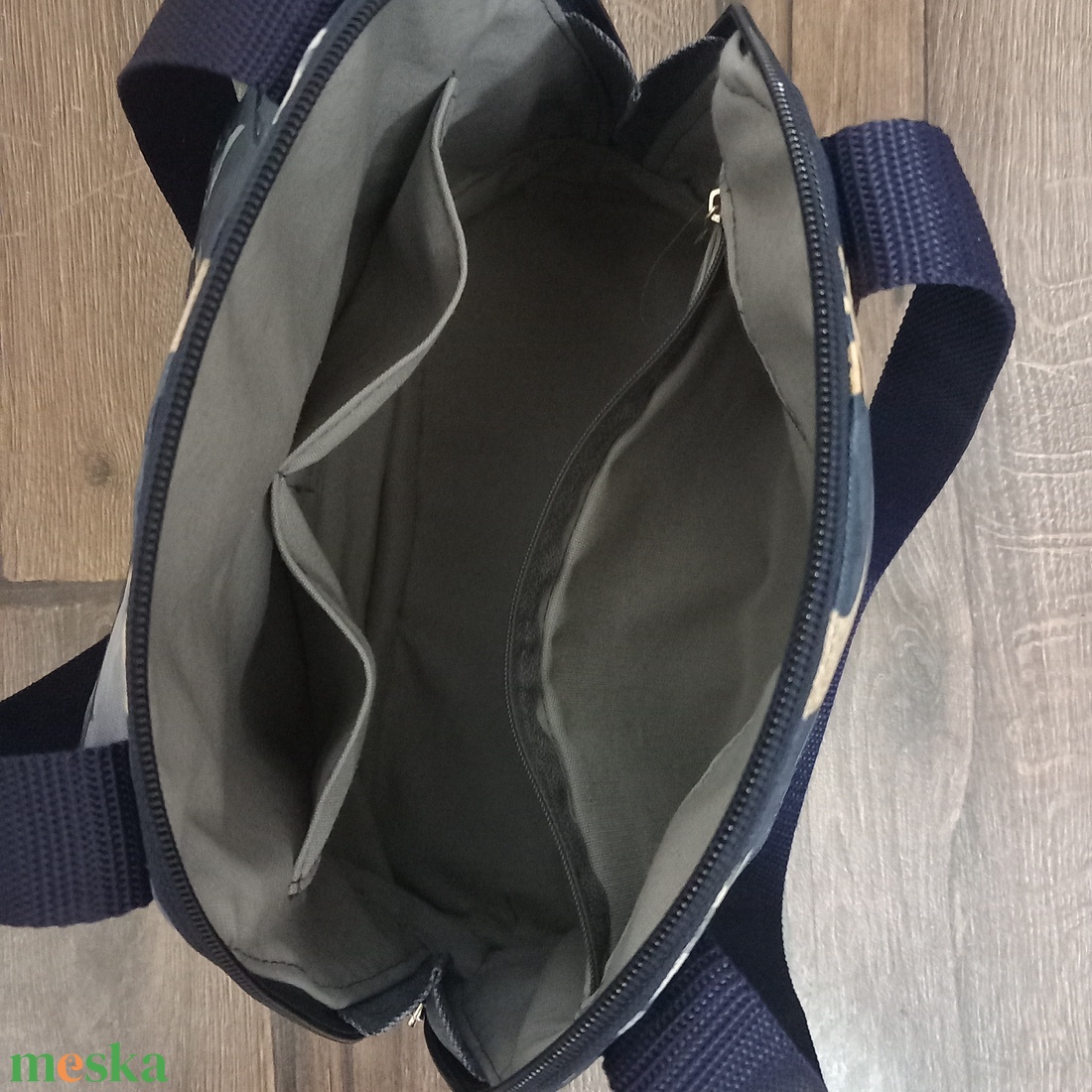 Téli erdő táska-tárca szett - táska & tok - kézitáska & válltáska - válltáska - Meska.hu