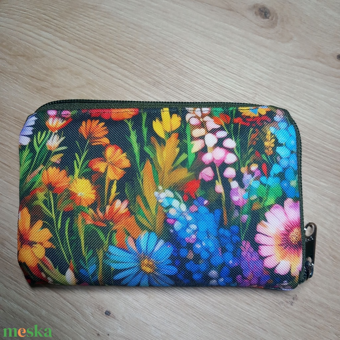 Vadvirágos hétrekeszes pénztárca - táska & tok - pénztárca & más tok - pénztárca - női pénztárca - Meska.hu