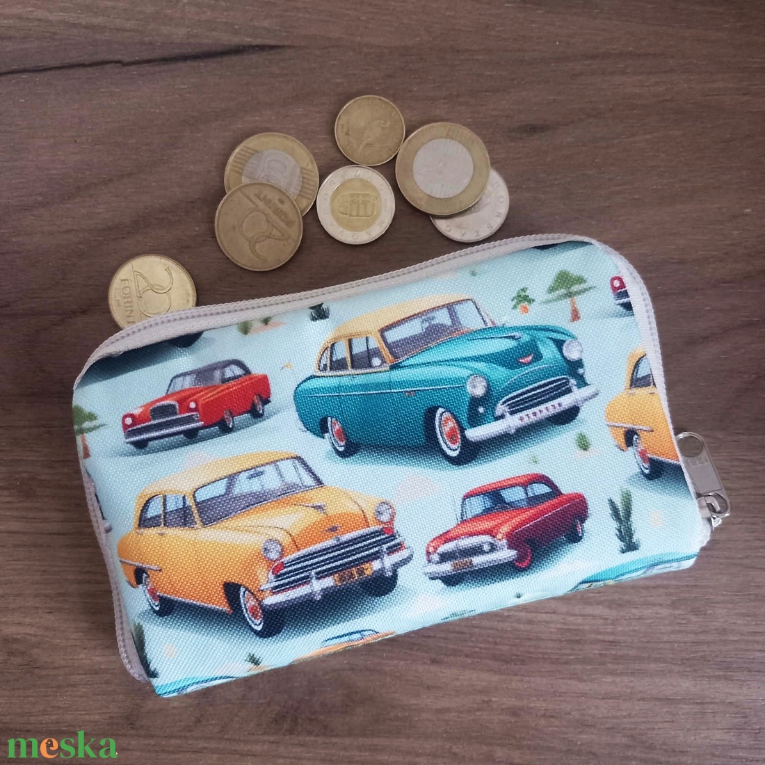 Oldtimer, hétrekeszes pénztárca - táska & tok - pénztárca & más tok - pénztárca - női pénztárca - Meska.hu