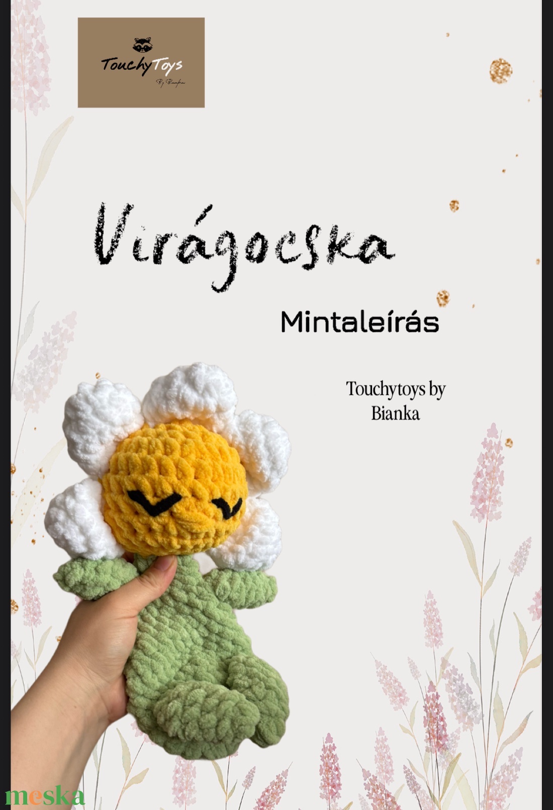 Virágocska horgolási minta - diy (csináld magad) - szabásminta, útmutató - horgolási minta - Meska.hu Virágocska horgolási minta - diy (csináld magad) - szabásminta, útmutató - horgolási minta - Meska.hu
