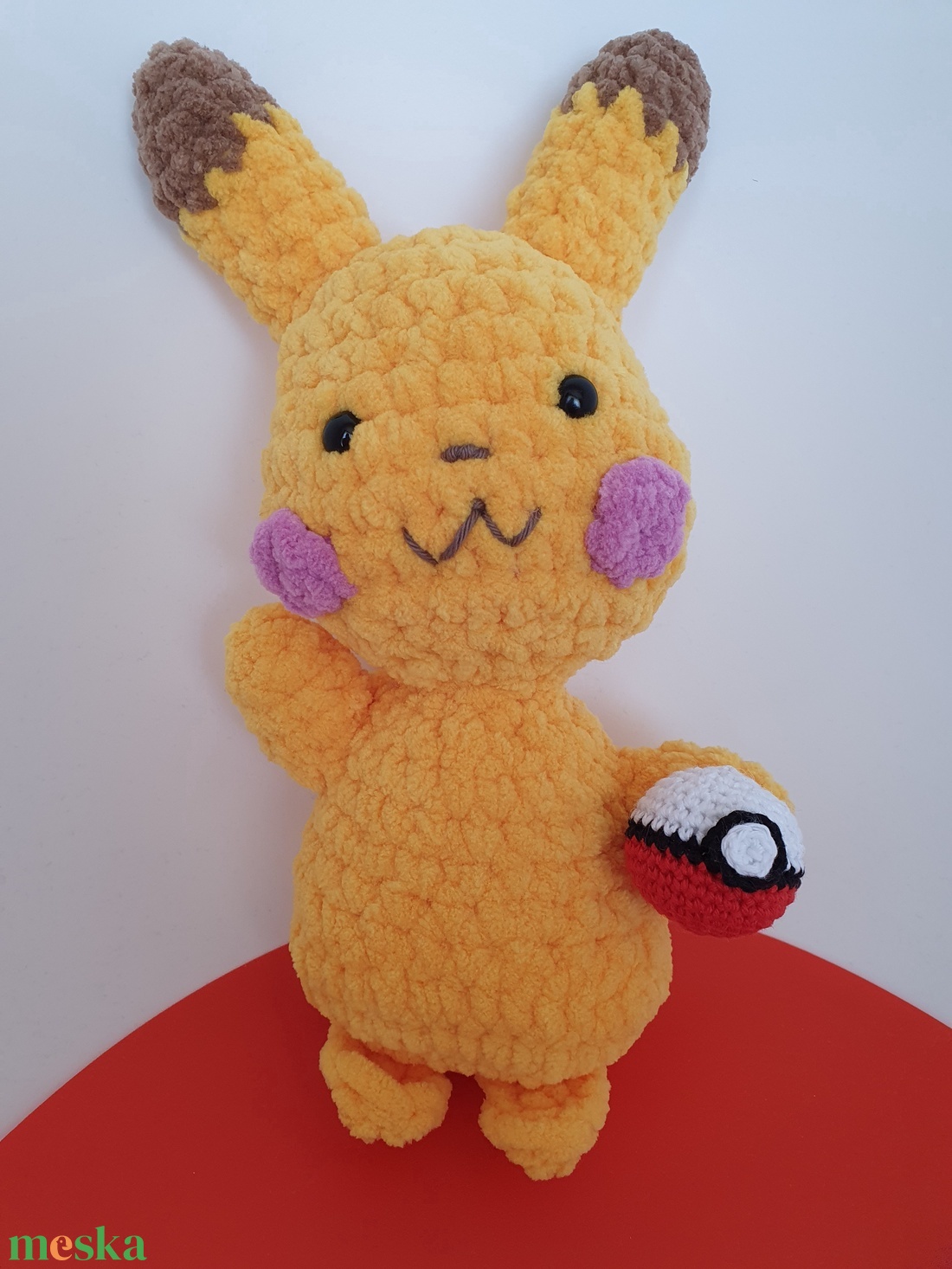 Pikachu horgolt amigurumi plüss játék - játék & sport - plüssállat & játékfigura - plüss mesefigurák - Meska.hu Pikachu horgolt amigurumi plüss játék - játék & sport - plüssállat & játékfigura - plüss mesefigurák - Meska.hu