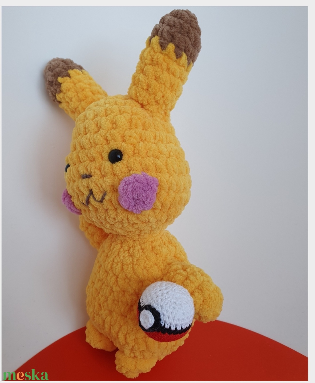 Pikachu horgolt amigurumi plüss játék - játék & sport - plüssállat & játékfigura - plüss mesefigurák - Meska.hu Pikachu horgolt amigurumi plüss játék - játék & sport - plüssállat & játékfigura - plüss mesefigurák - Meska.hu
