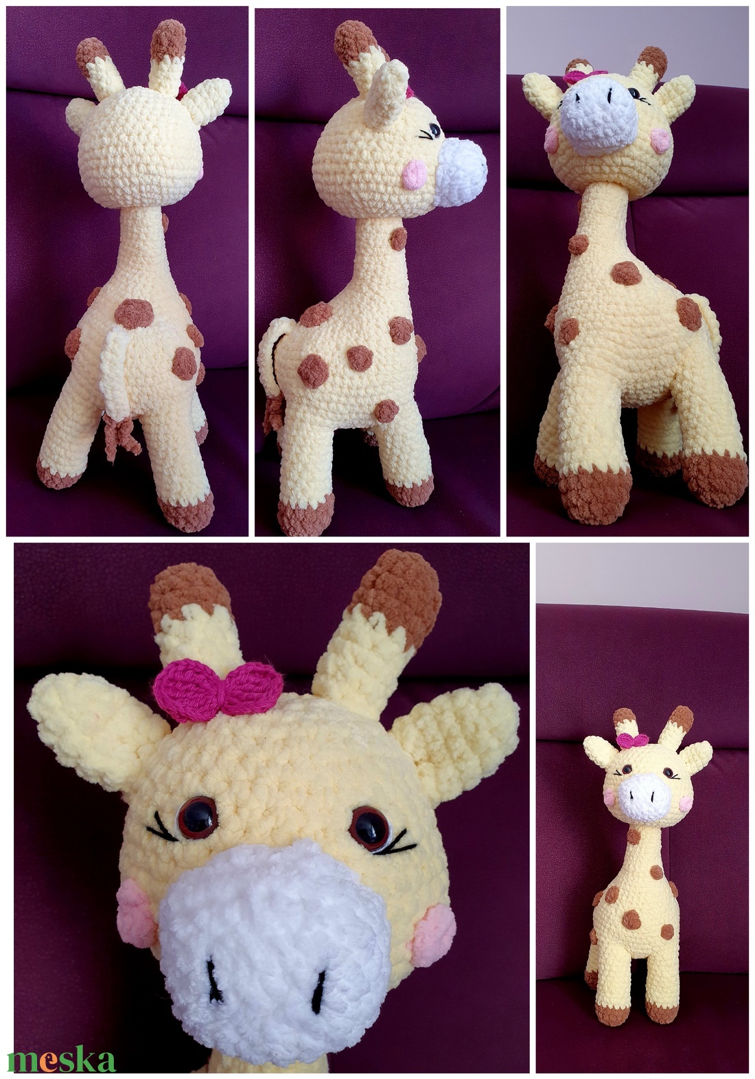 Horgolt amigurumi plüss zsiráf - játék & sport - plüssállat & játékfigura - zsiráf - Meska.hu Horgolt amigurumi plüss zsiráf - játék & sport - plüssállat & játékfigura - zsiráf - Meska.hu