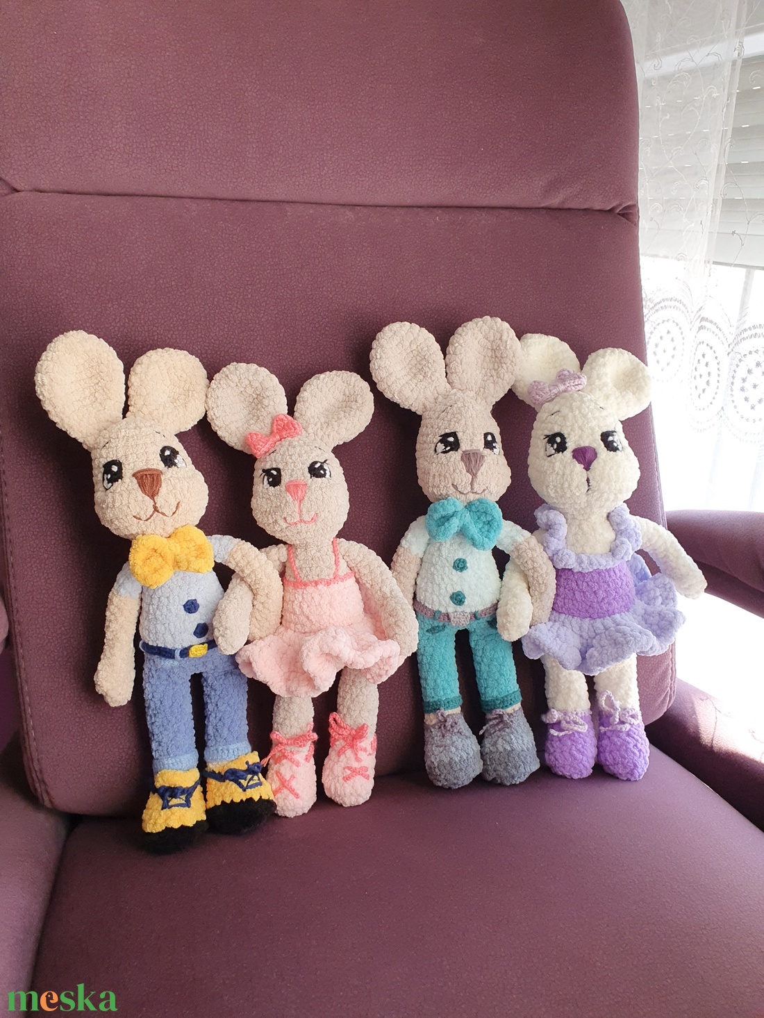 Horgolt amigurumi plüss nyuszi - játék & sport - plüssállat & játékfigura - nyuszi - Meska.hu Horgolt amigurumi plüss nyuszi - játék & sport - plüssállat & játékfigura - nyuszi - Meska.hu