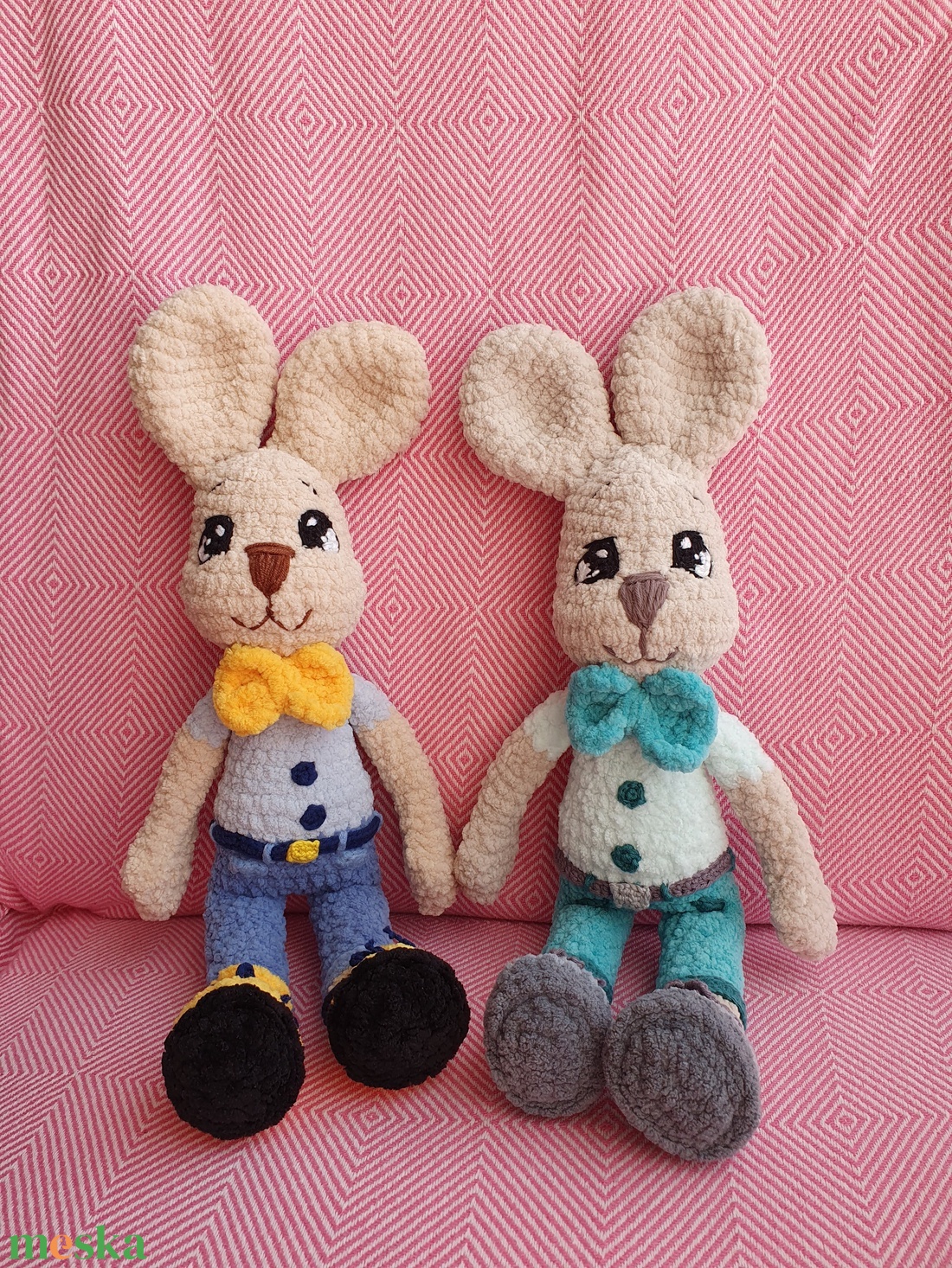 Horgolt amigurumi plüss nyuszi - játék & sport - plüssállat & játékfigura - nyuszi - Meska.hu Horgolt amigurumi plüss nyuszi - játék & sport - plüssállat & játékfigura - nyuszi - Meska.hu